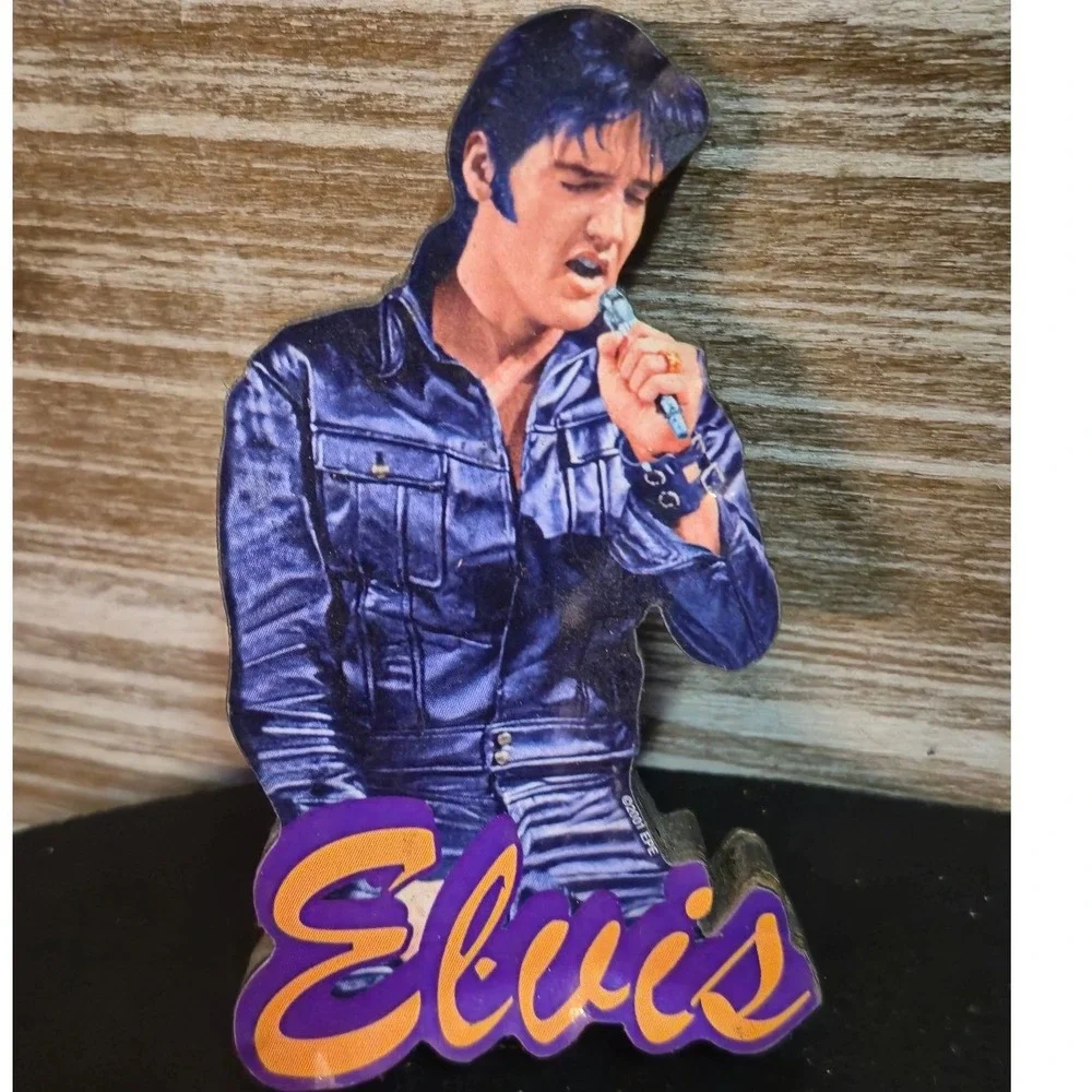Elvis Presley Memorabilia Set Playing Cards Satin Boots Ornaments 2001 Standee
